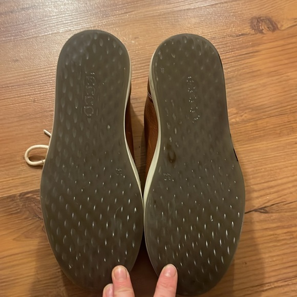 Ecco brown leather sneakers - Picture 5 of 6
